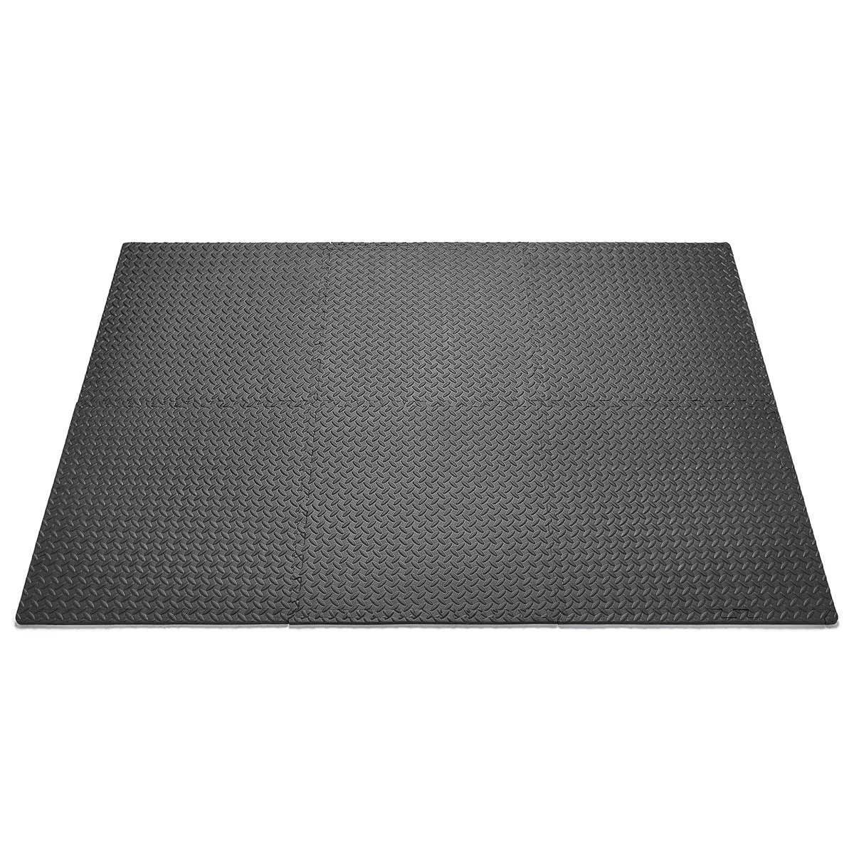 ½ Inch Thick Puzzle Exercise Mat - Black