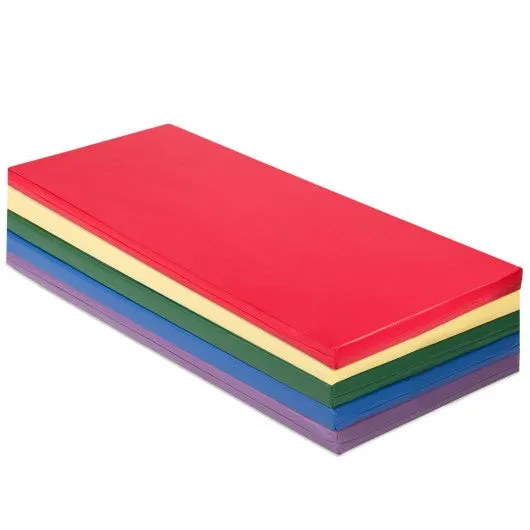 2-Inch Toddler Thick Rainbow Rest Nap Mats 5-Pack