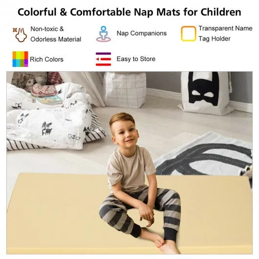 2-Inch Toddler Thick Rainbow Rest Nap Mats 5-Pack