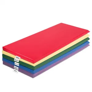 2-Inch Toddler Thick Rainbow Rest Nap Mats 5-Pack