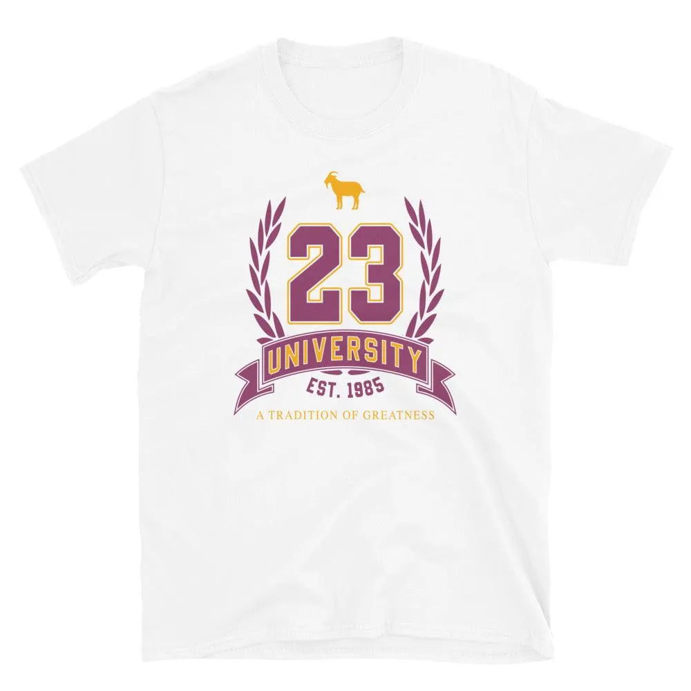 23 University Shirt to Match Air Jordan 1 Brotherhood