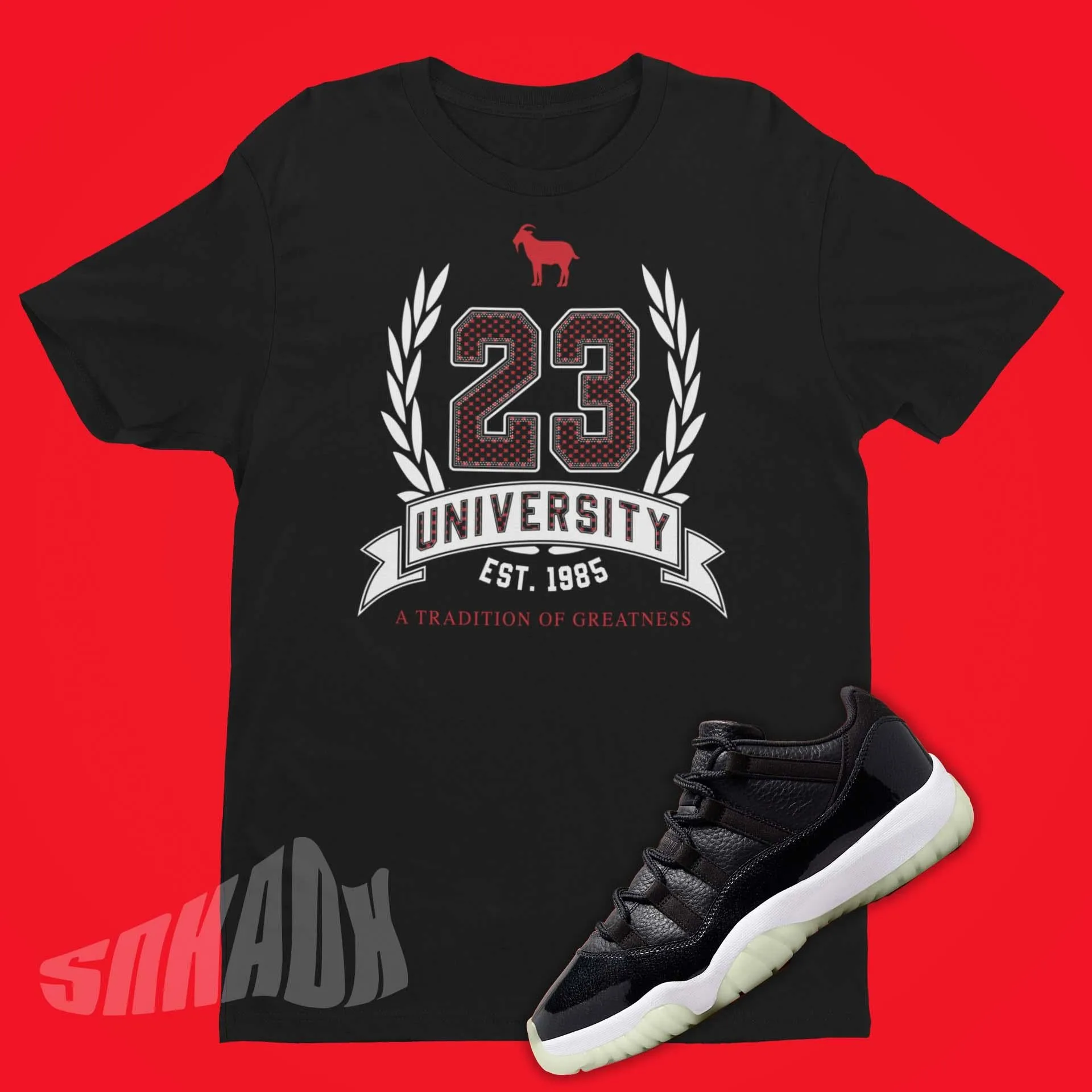 23 University Shirt To Match Air Jordan 11 Low 72-10