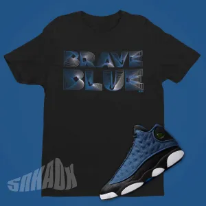 23 University Shirt To Match Air Jordan 13 Brave Blue