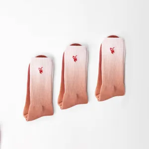 3 Pack Embroidered Tie Dye Gym Socks