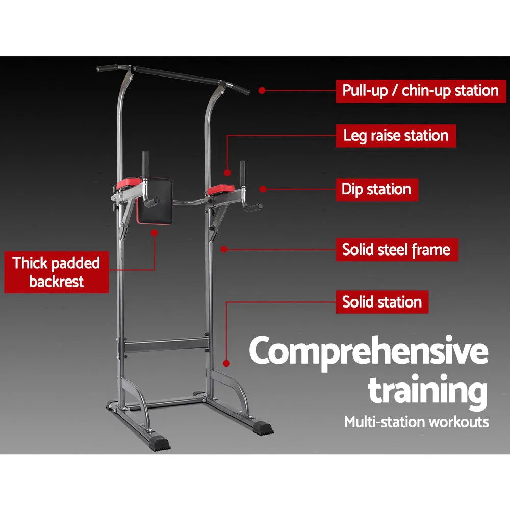 4-in-1 Weight Bench Chin Up Tower 200kg Capacity Everfit