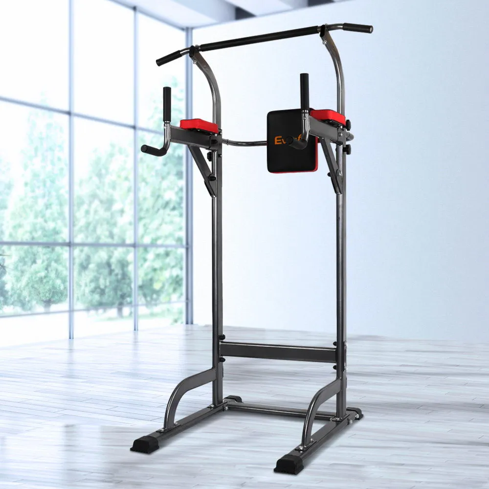 4-in-1 Weight Bench Chin Up Tower 200kg Capacity Everfit