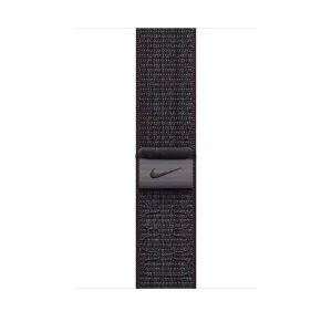 45mm Black/Blue Nike Sport Loop