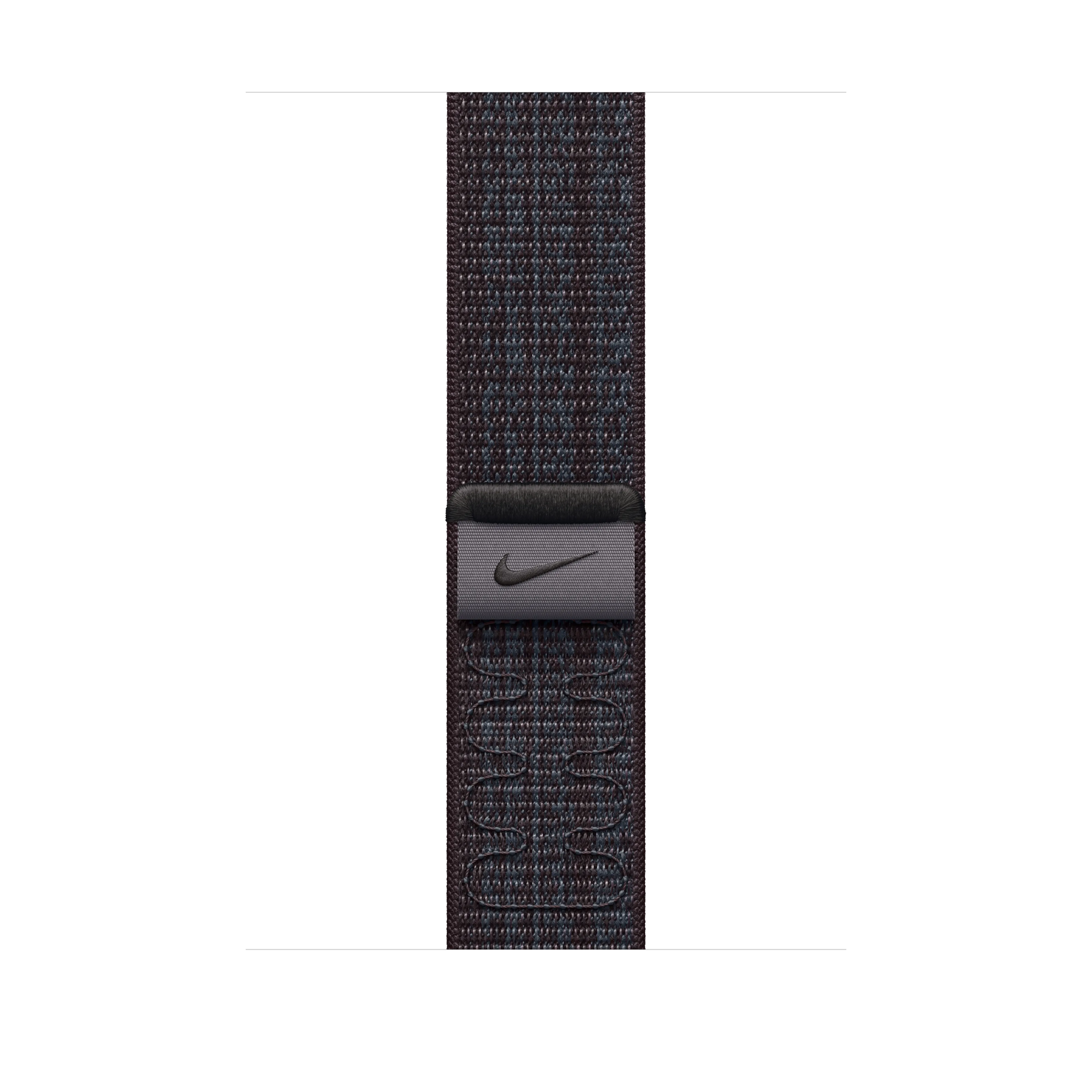 45mm Black/Blue Nike Sport Loop