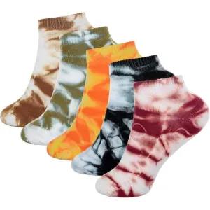 5 Pairs Tie Dye Pattern Socks For Everyday Wear