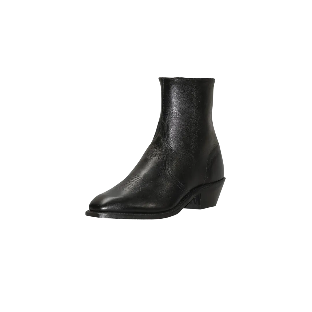 Abilene Men's Side Zip Western Black Boots