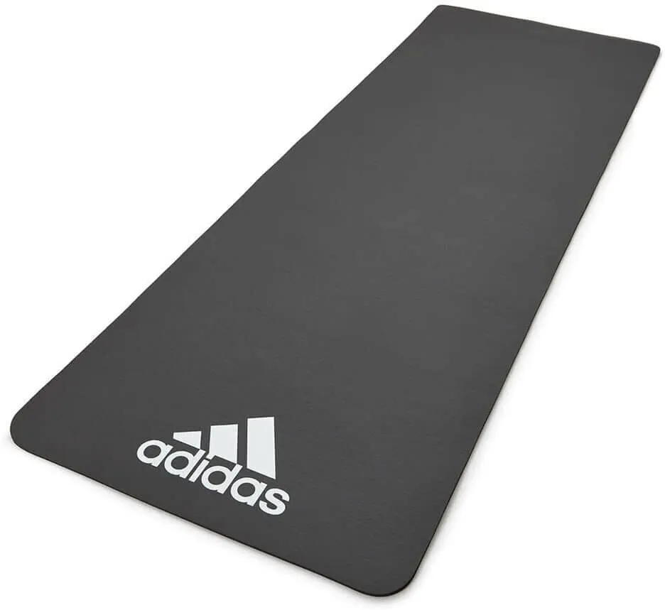 Adidas Fitness Mat 7mm Exercise Training Floor Gym Yoga Judo Pilates  - Red