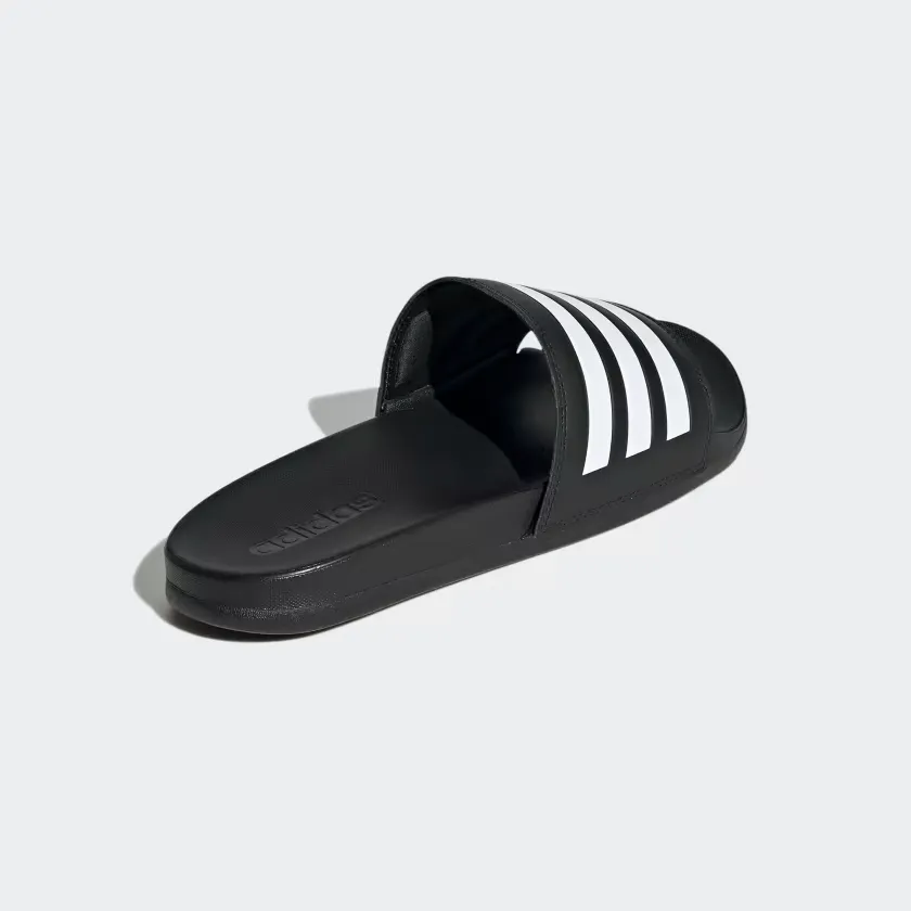 Adidas Men's Adilette Comfort Slides - Core Black / Cloud White