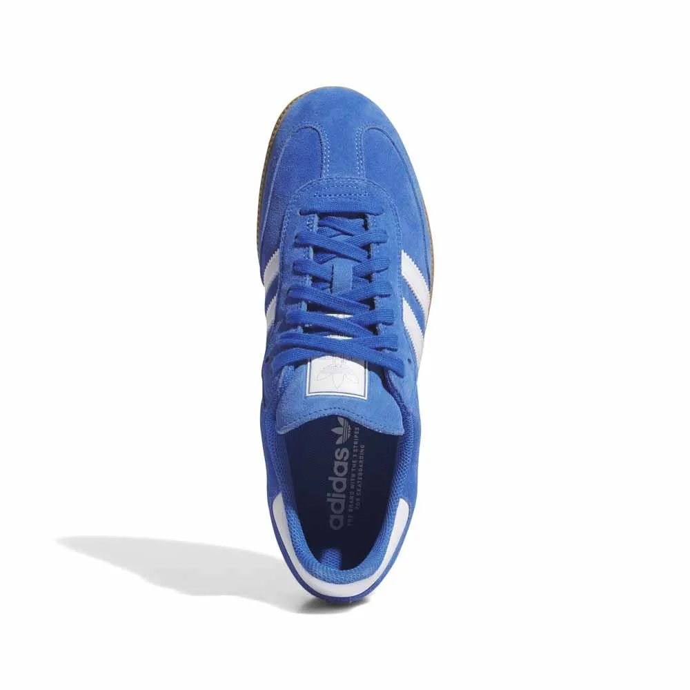 Adidas Skateboarding Samba ADV Bluebird Feather White Gold Metallic Skate Shoes