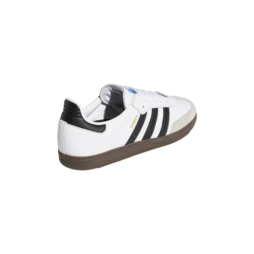 adidas SKATEBOARDING SAMBA ADV SHOES // FTWWHT/CBLACK/GUM5