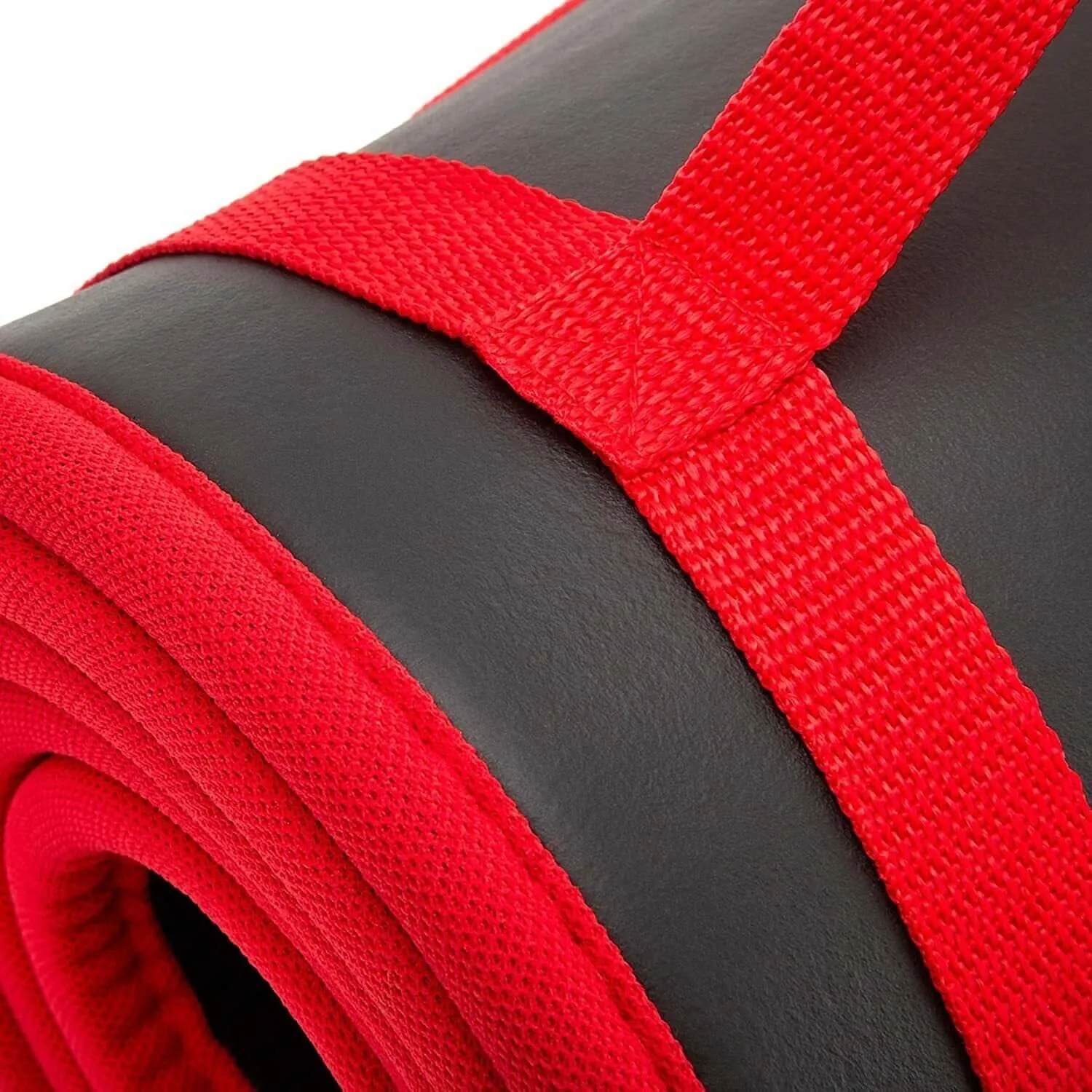 Adidas Training 10mm Exercise Floor Mat Gym Thick Yoga Fitness Judo Pilates - Black/Red