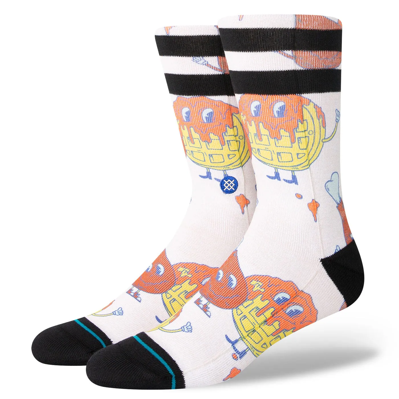 Adult Crew Socks - Bock Bock - White