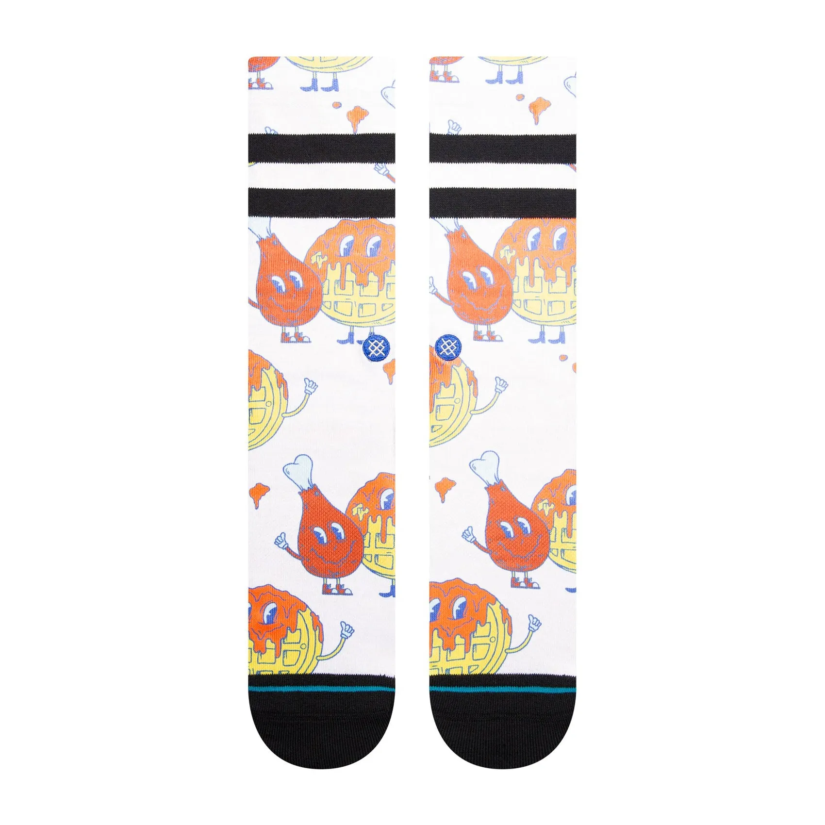 Adult Crew Socks - Bock Bock - White