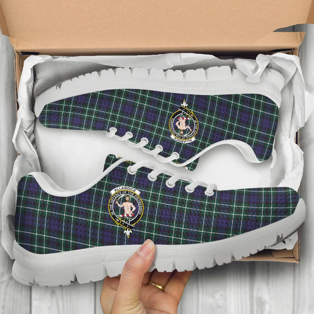 Allardice Tartan Sneakers with Family Crest