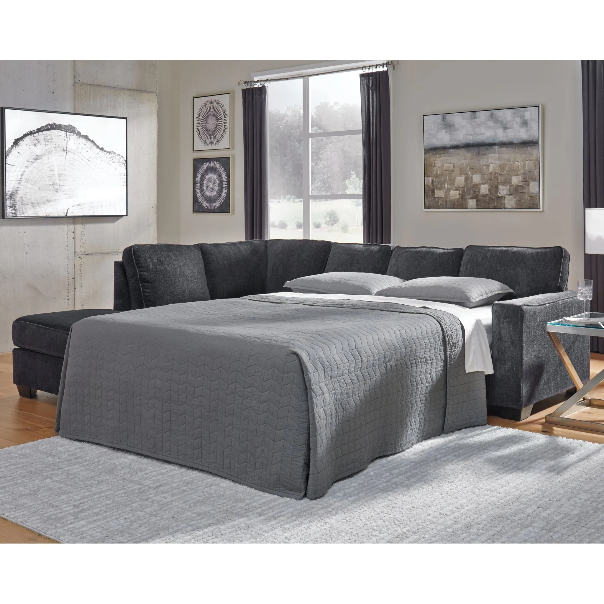 Altari 2 Piece Sleeper Sectional with Chaise