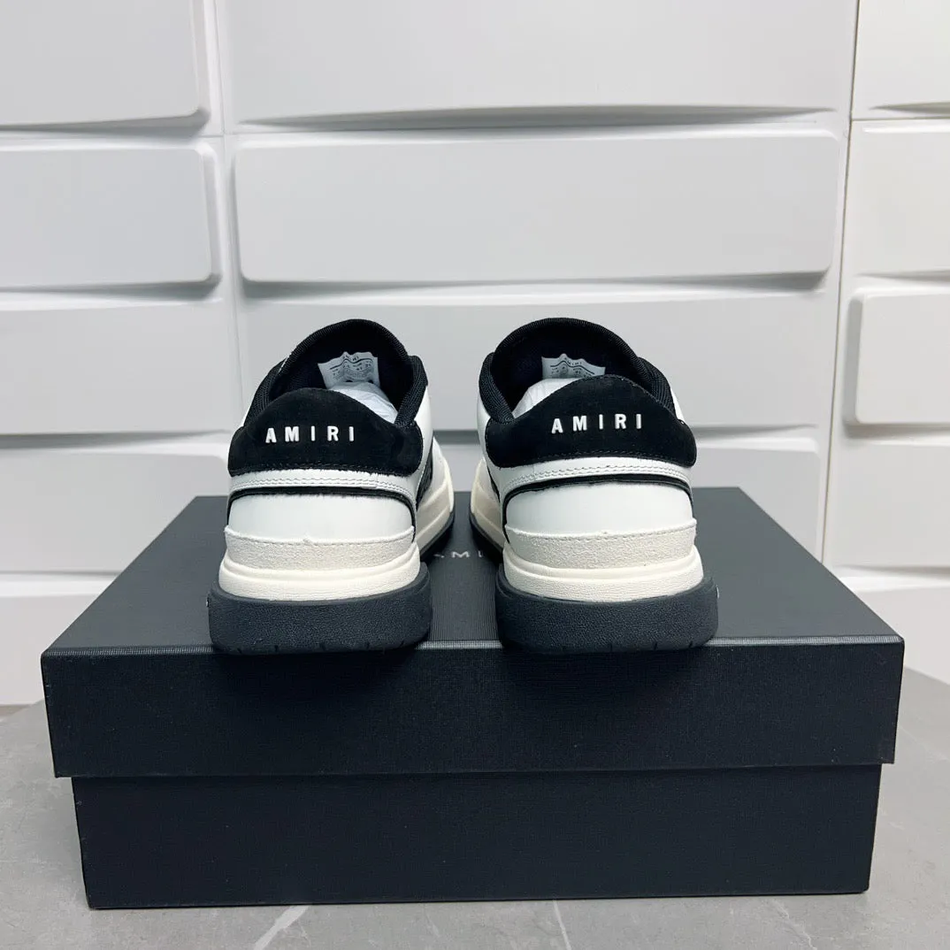 AMR Classic Low Black and White Sneakers-124