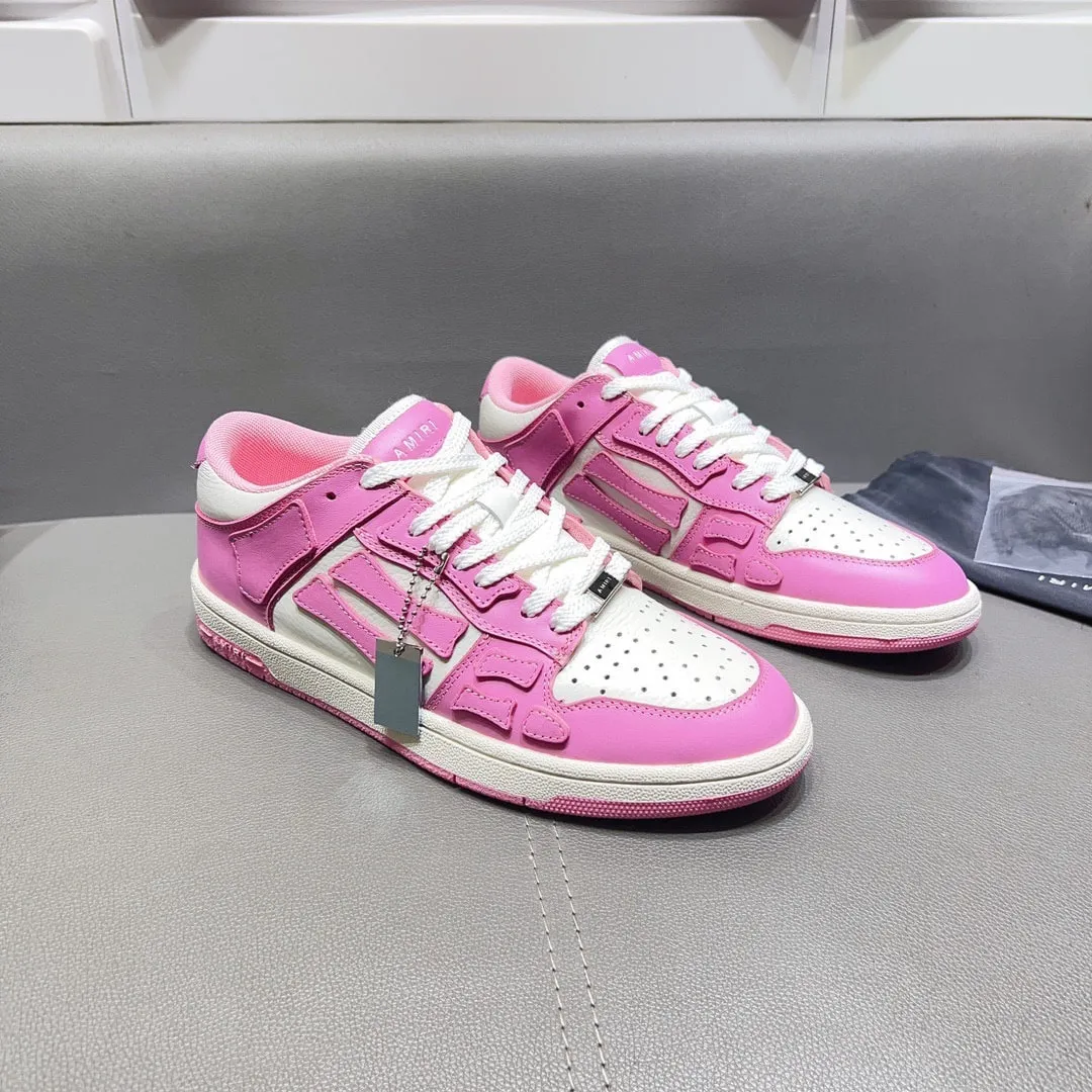 AMR Skel Top Low Pink Sneakers-121