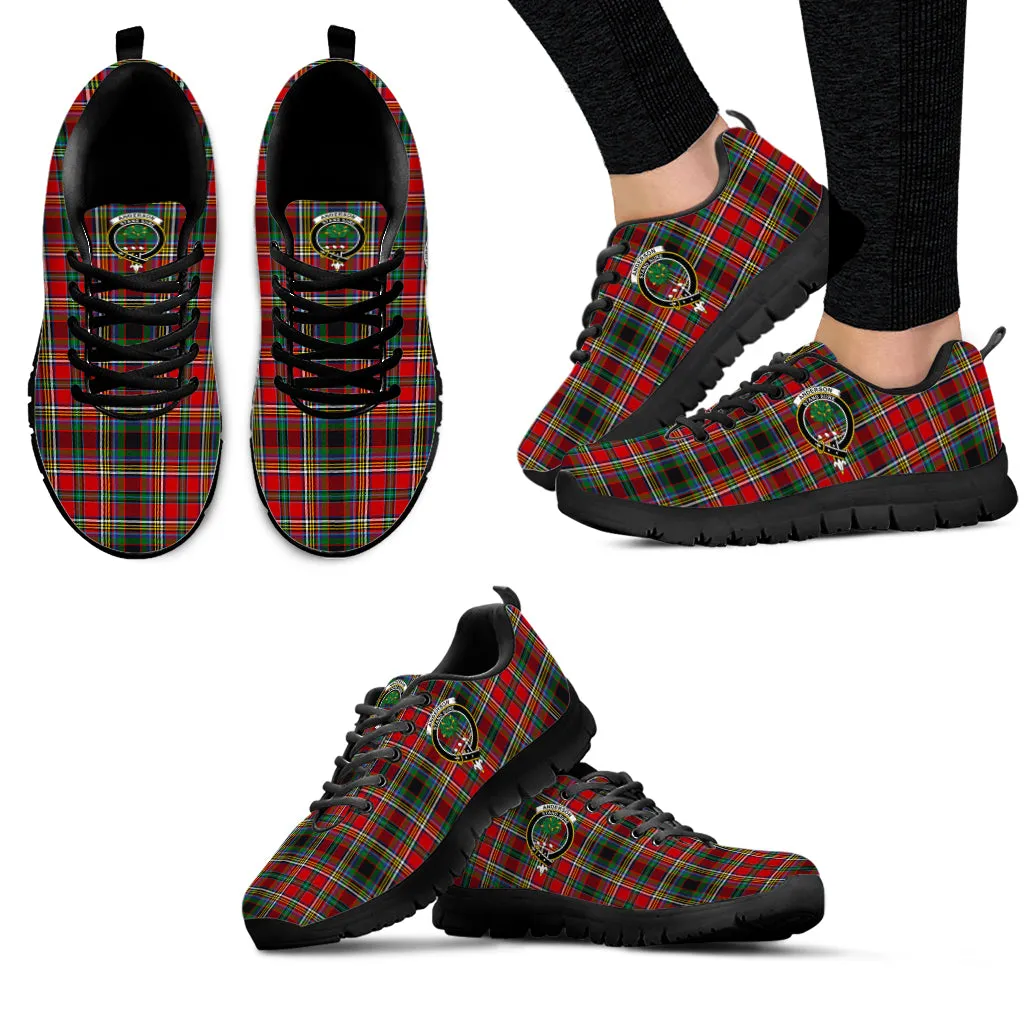 Anderson of Arbrake Tartan Sneakers with Family Crest