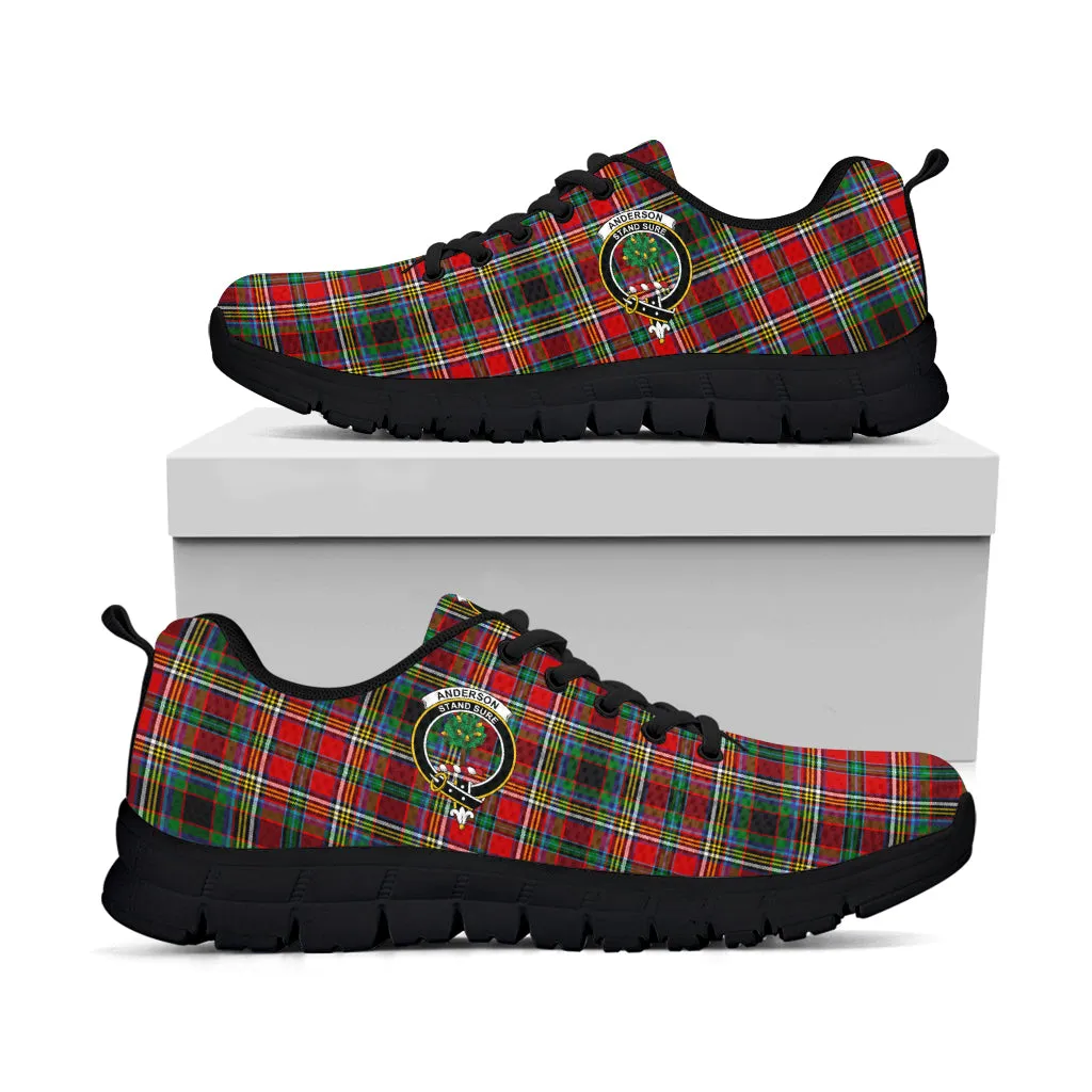 Anderson of Arbrake Tartan Sneakers with Family Crest