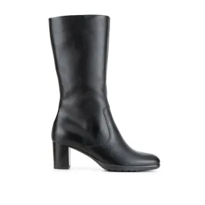 Ara Olympia Mid Boot (Women) - Black Calf Leather