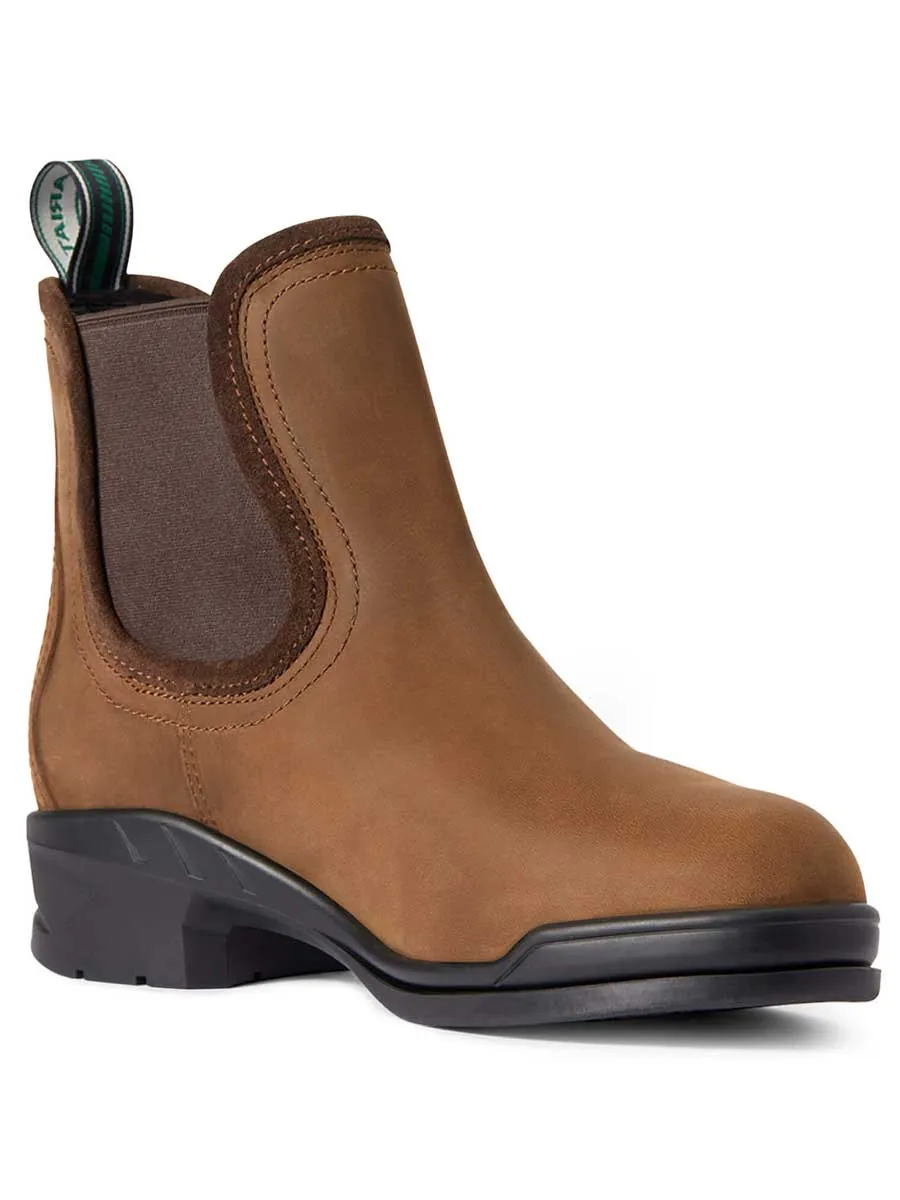 ARIAT Keswick Paddock Boots - Womens Steel Toe - Distressed Brown