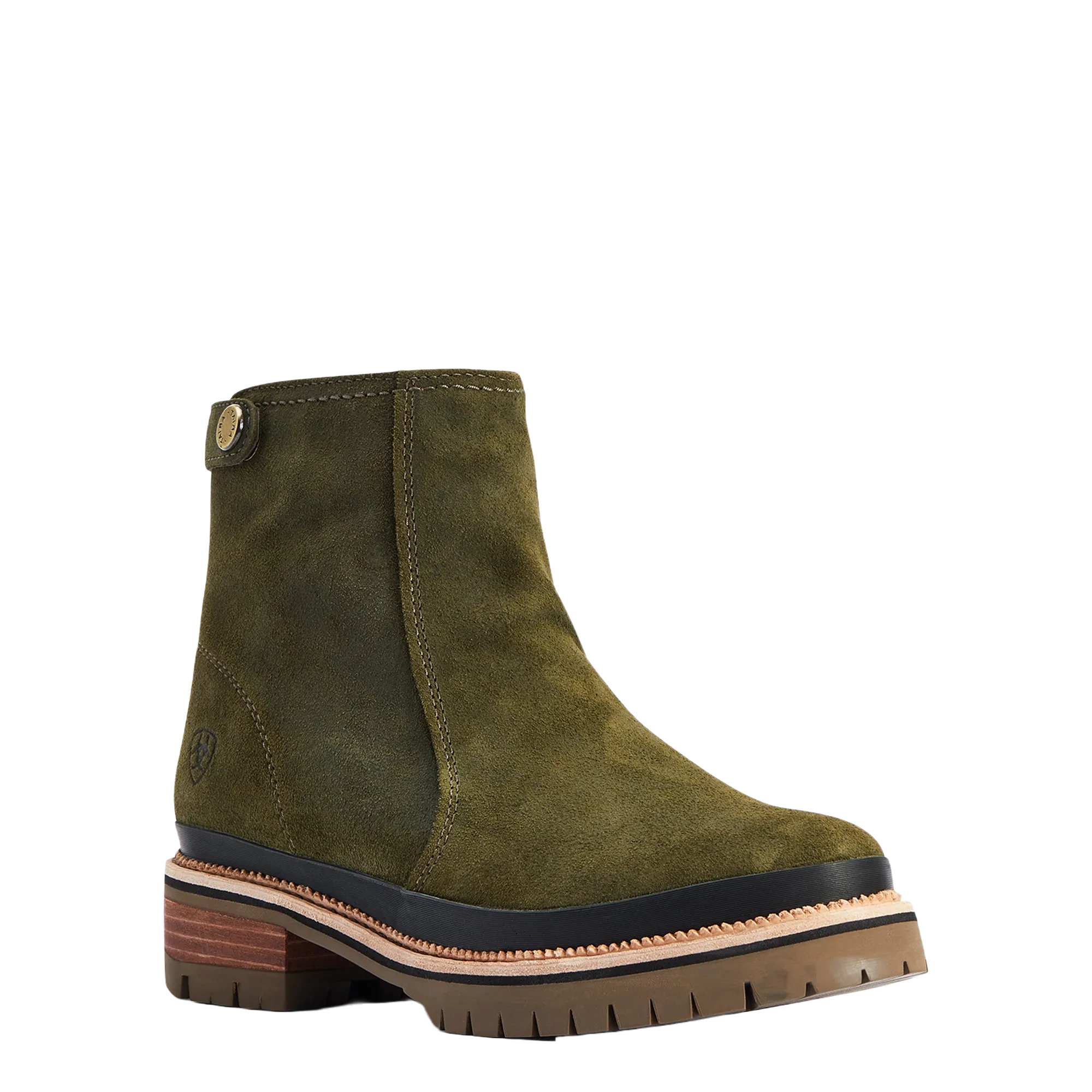 Ariat Ladies Leighton Waterproof Olive Green Boots 10042557