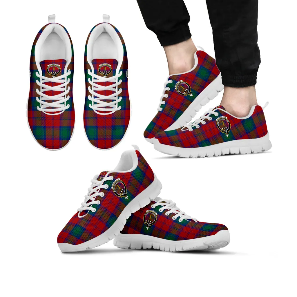 Auchinleck (Affleck) Tartan Sneakers with Family Crest