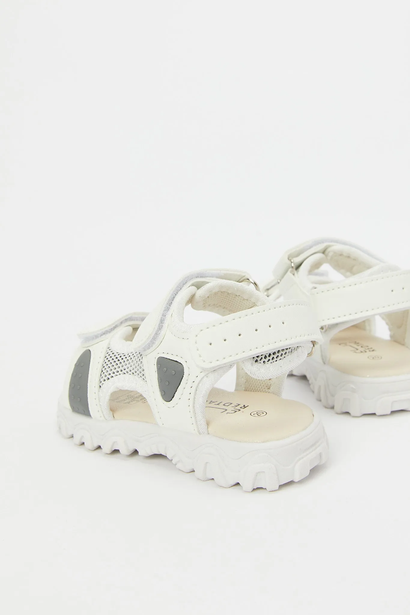 Baby Boys White Sport Sandal