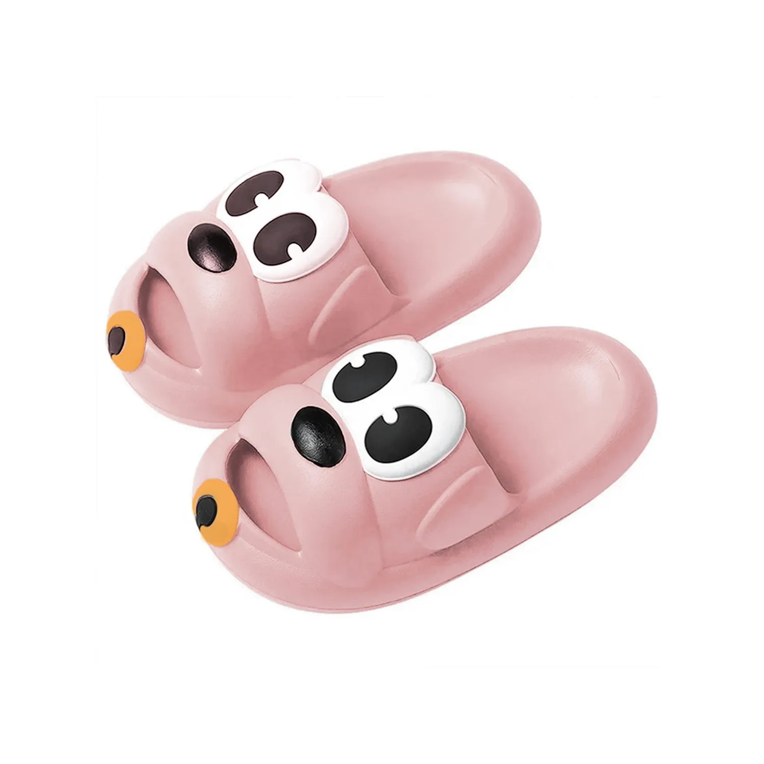 Baby Moo Dog Waterproof Soft Slippers Anti-Skid Sliders - Pink