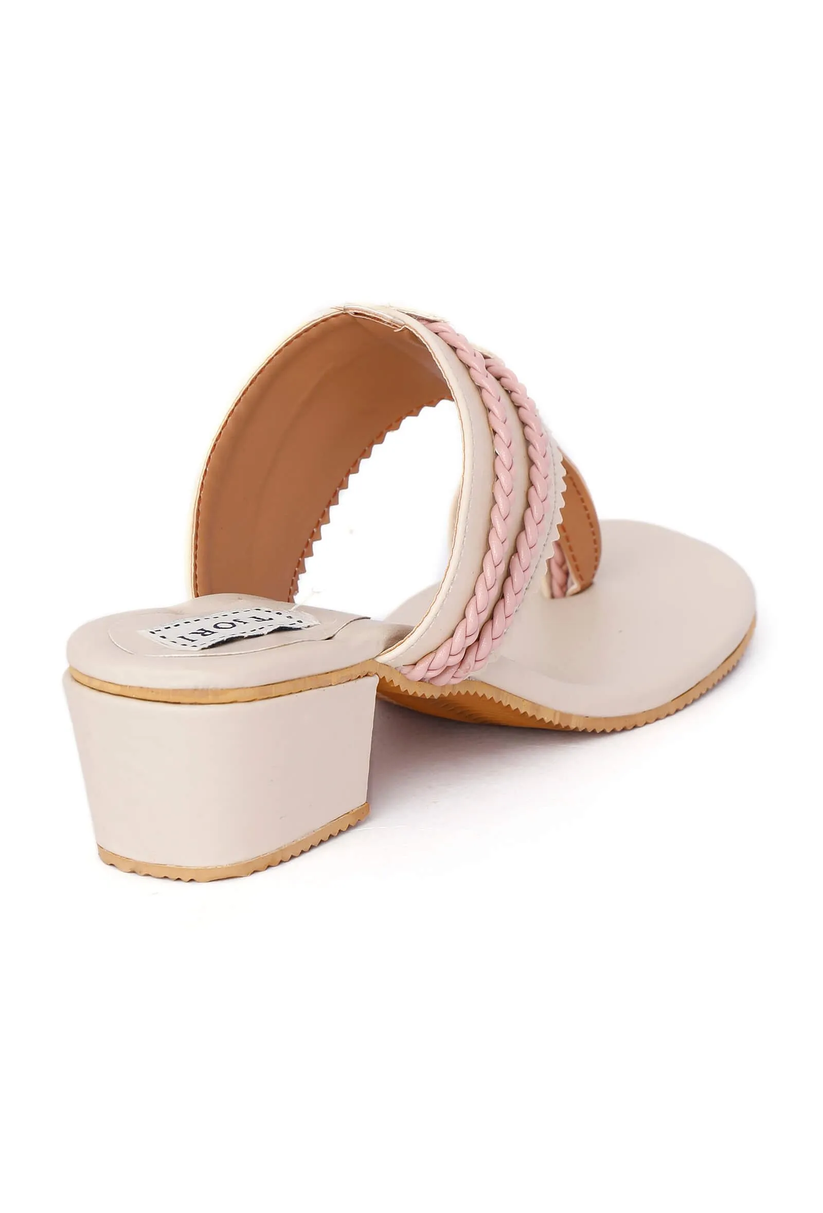 Baby Pink Tan Cruelty Free Leather Sandals