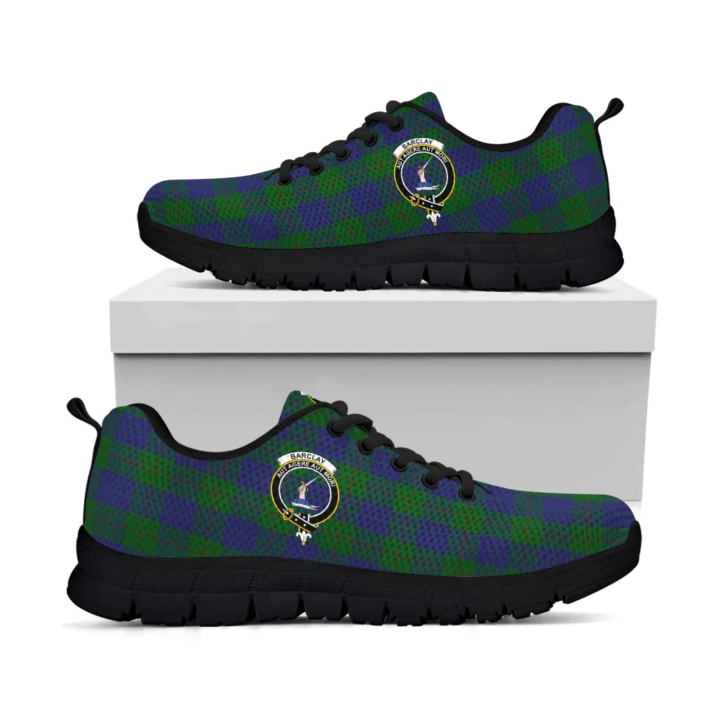 Barclay Tartan Sneakers with Family Crest