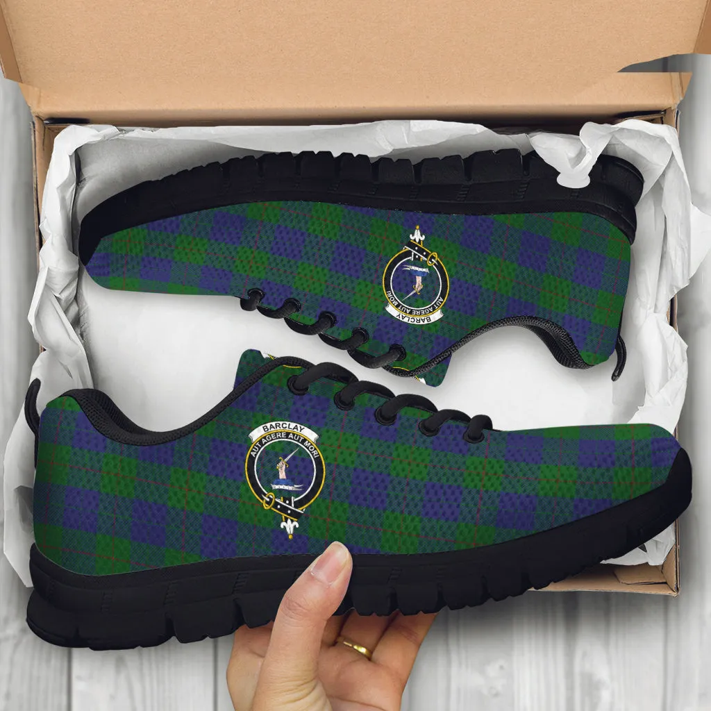 Barclay Tartan Sneakers with Family Crest