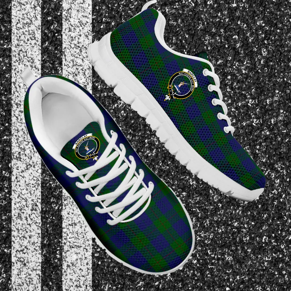 Barclay Tartan Sneakers with Family Crest