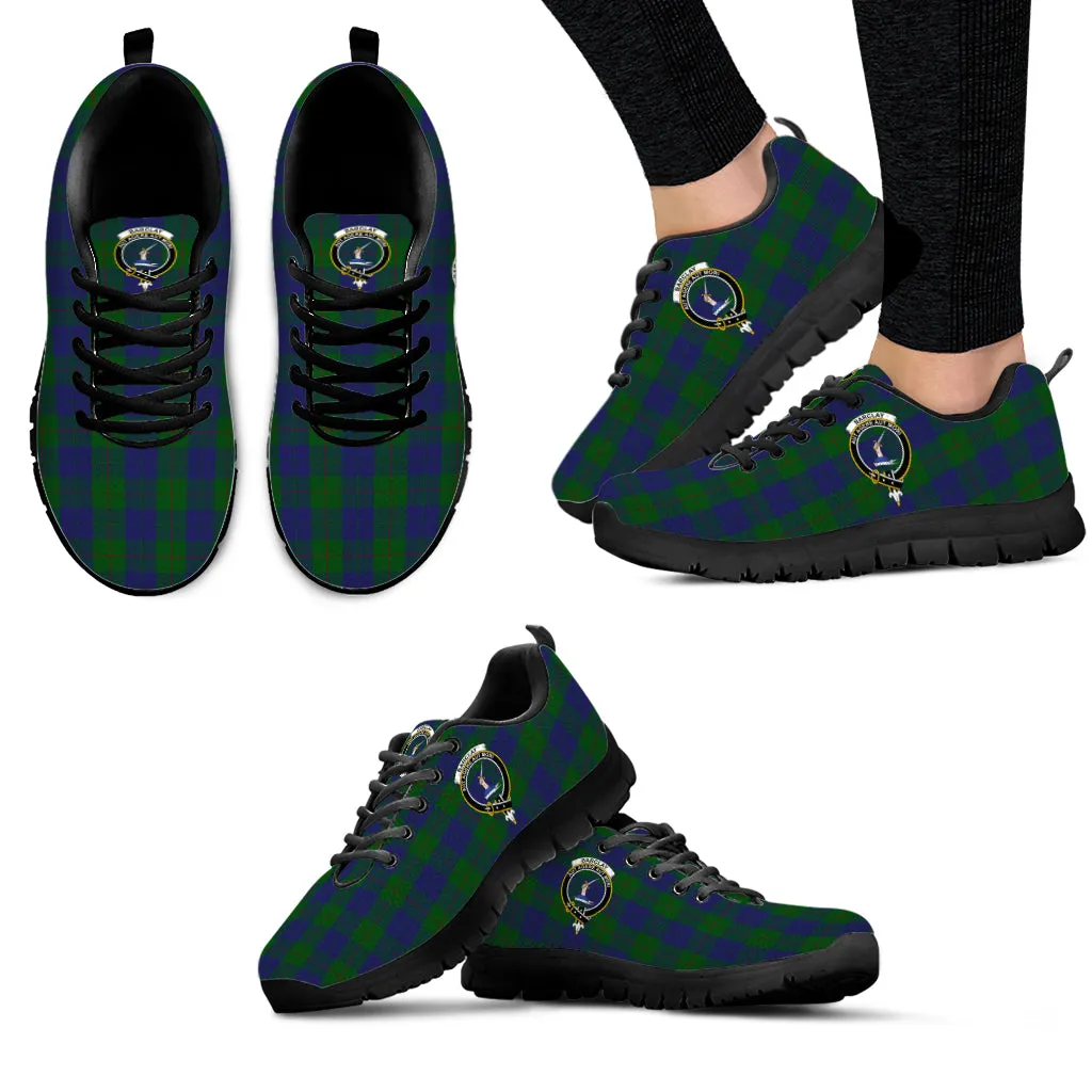 Barclay Tartan Sneakers with Family Crest