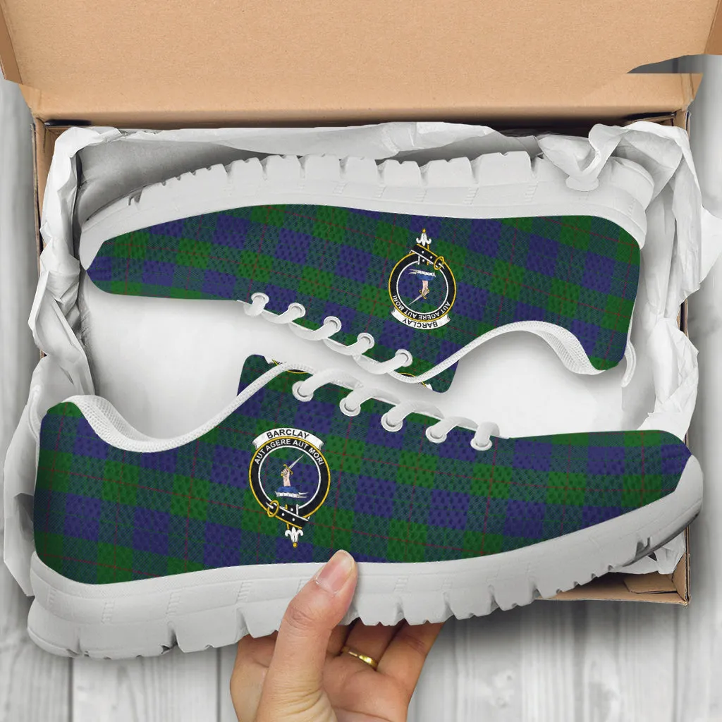 Barclay Tartan Sneakers with Family Crest