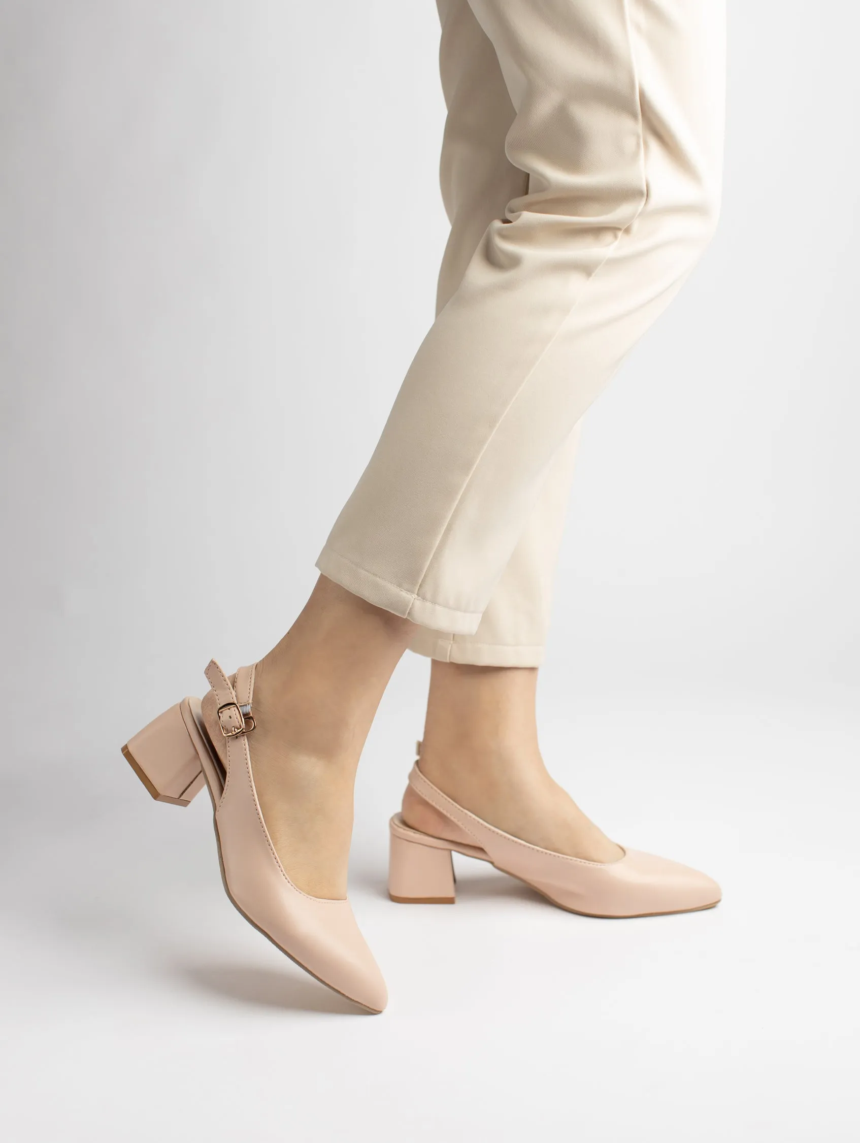 BASIC Bella Slingback Heels