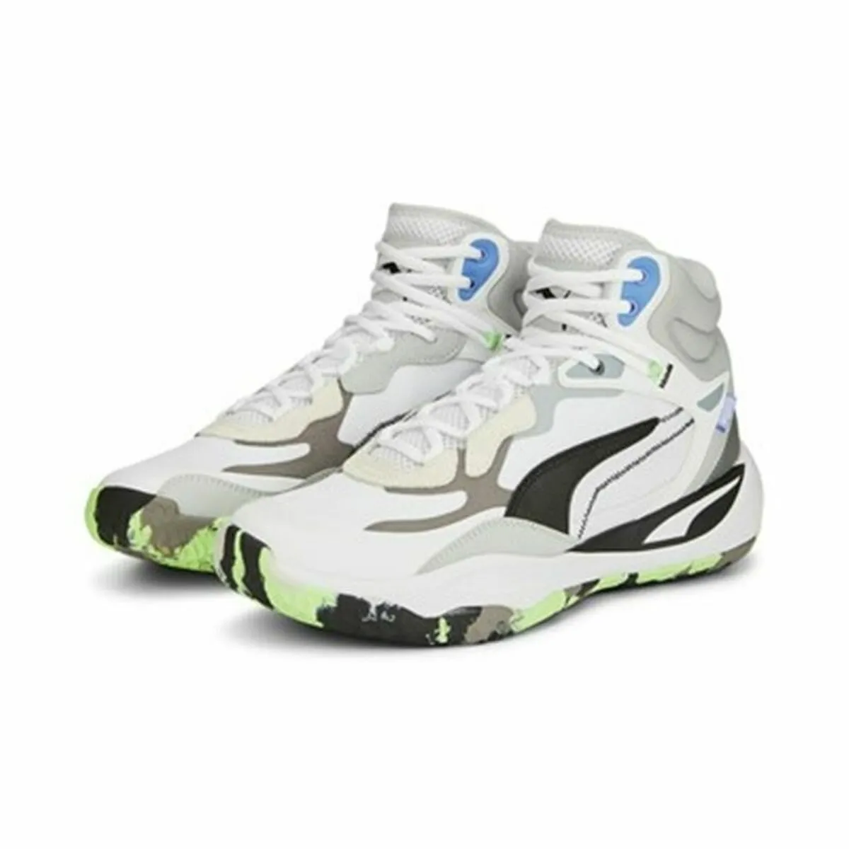 Basketball Shoes for Adults Puma Playmaker Pro Mid White