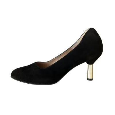 BeautiFeel Lia 9011 Black Suede Women's Dress Shoes