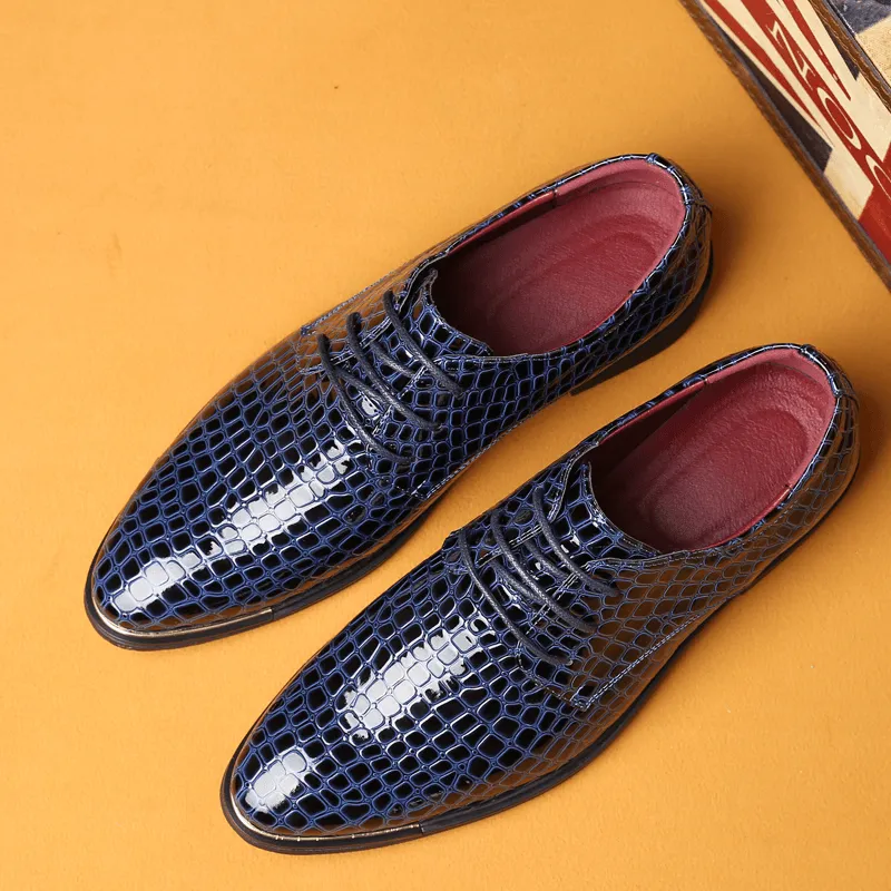 Big Size Irregular Pattern Oxfords