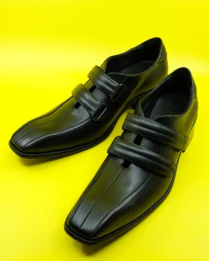 Black Leather Sporty Snout Loafer