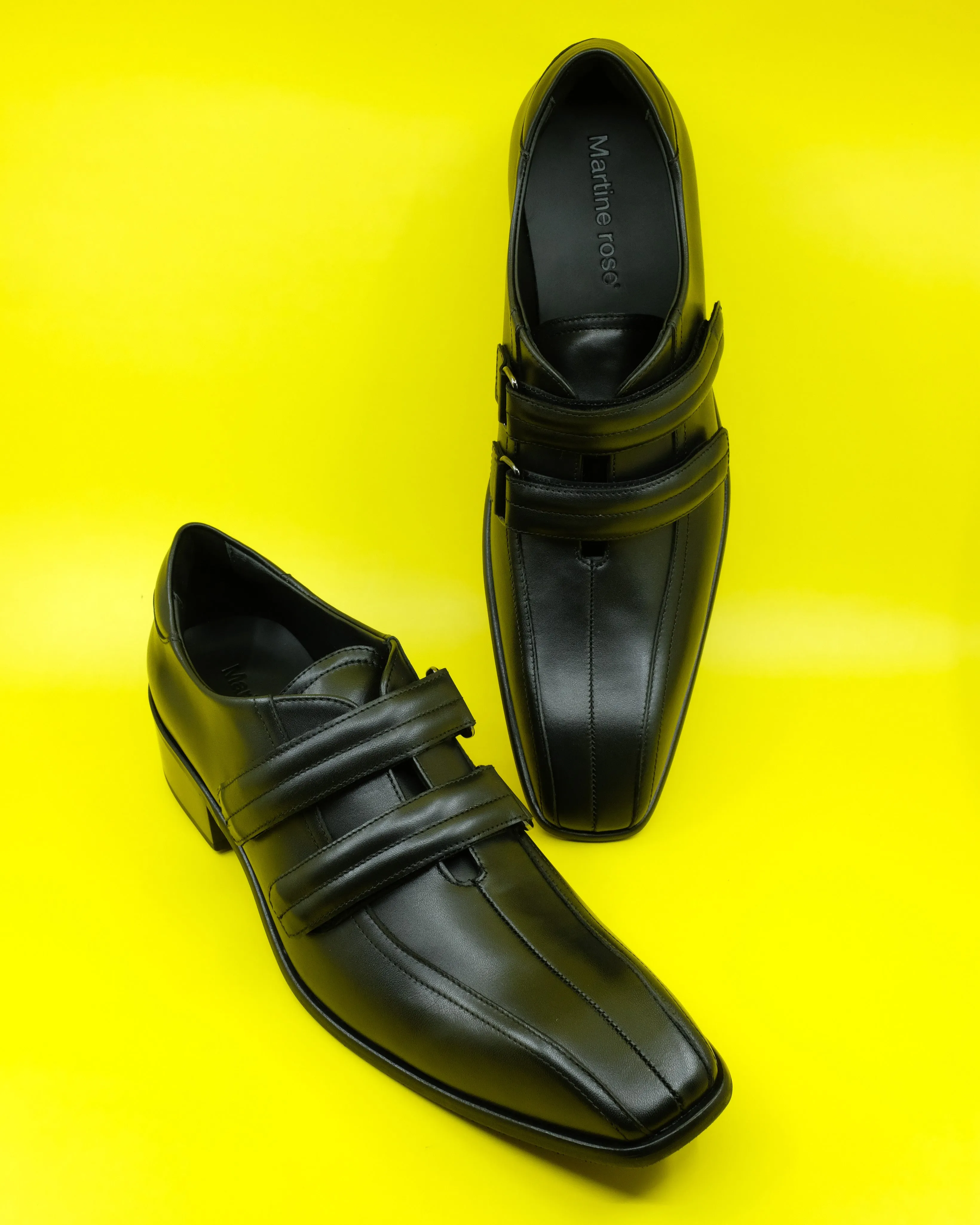 Black Leather Sporty Snout Loafer