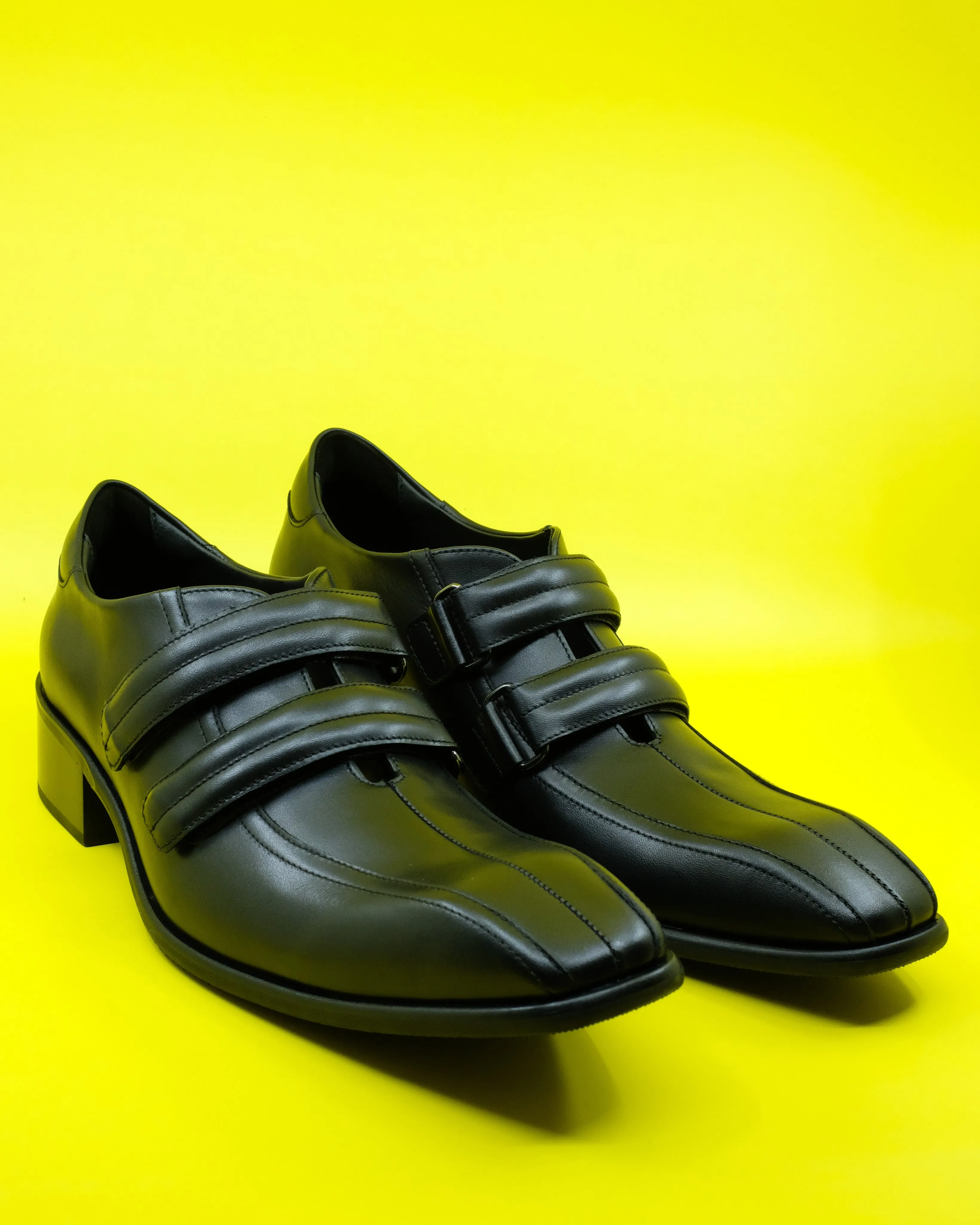 Black Leather Sporty Snout Loafer