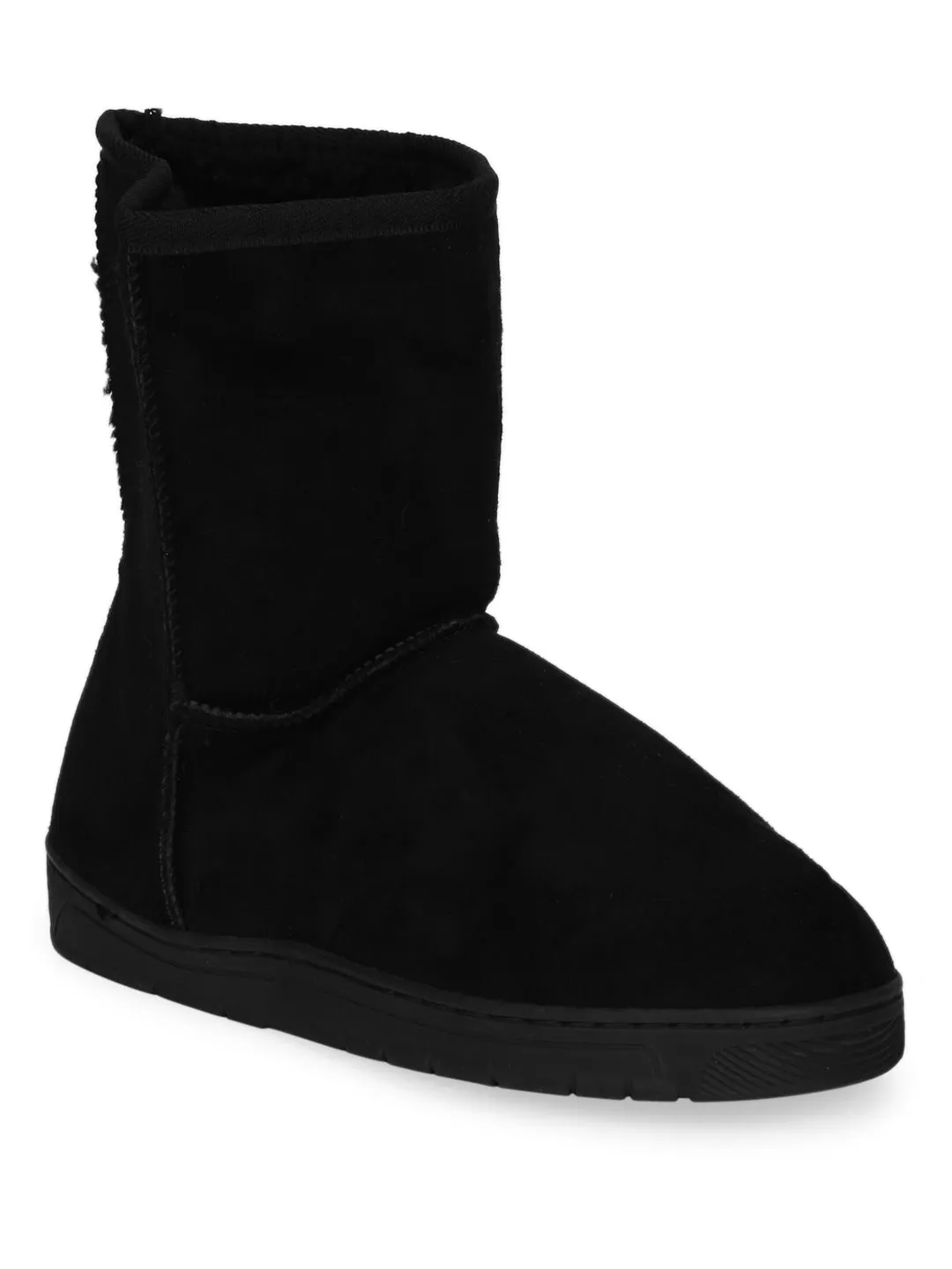 Black Micro Furry Uggs Boots