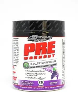 Bluebonnet Extreme Edge Pre Workout Vigorous Grape .66 lbs Powder