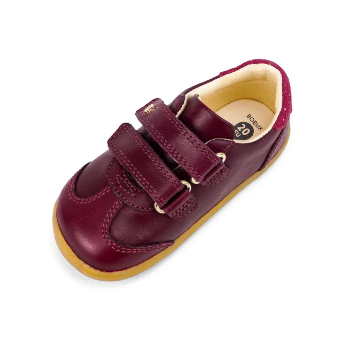 Bobux Step Up SU Sprite Leather Sneaker Boysenberry Purple