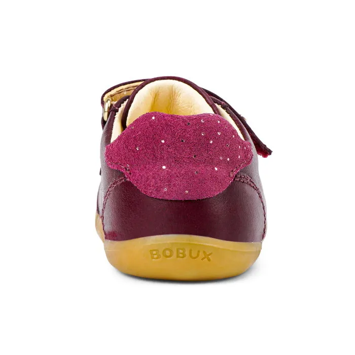 Bobux Step Up SU Sprite Leather Sneaker Boysenberry Purple